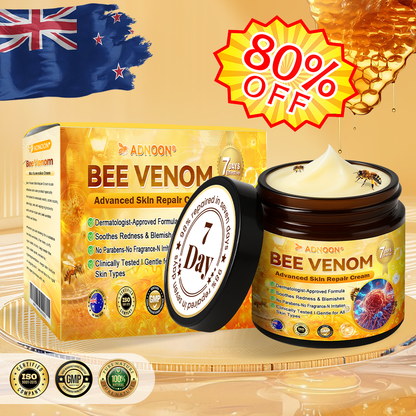 ADNOON® Bee Venom Advanced Skin Repair Cream, Anti-aging, Hydrating, Skin Repair, Even Tone, Acne and Dark Spot Treatment, Wart and Mole Removal, Psoriasis Relief